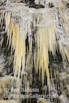 Ice Stalactites. Haines, Alaska. Towering ice formations along the Chilkat River.  Ben Babusis, Lightscape Gallery.